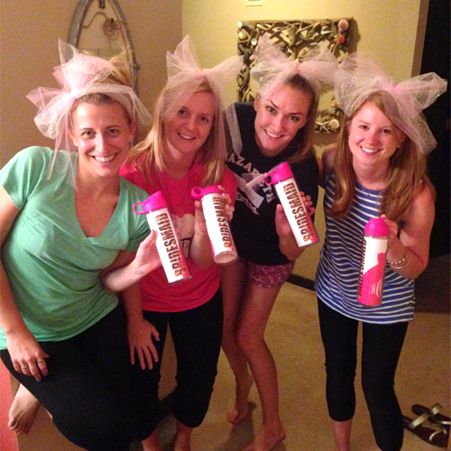 bridal party gifts custom water bottle