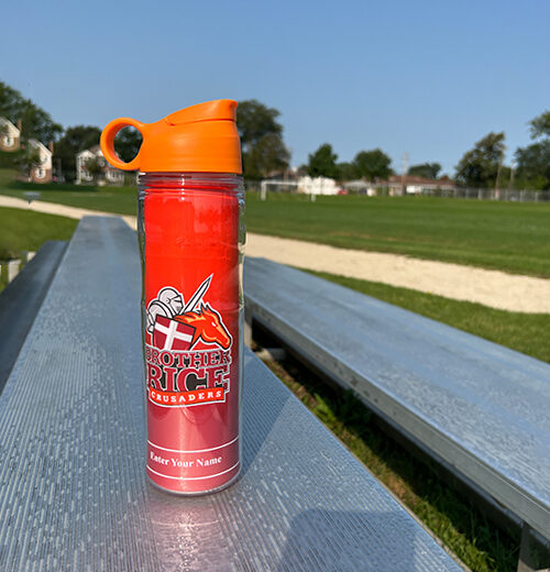 brother rice high school water bottle