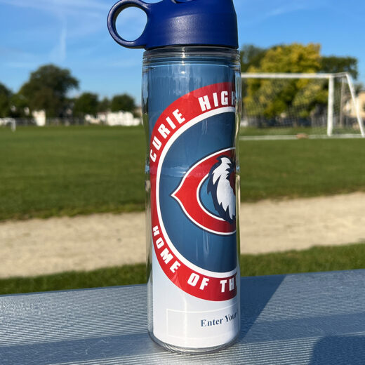 curie high school water bottle