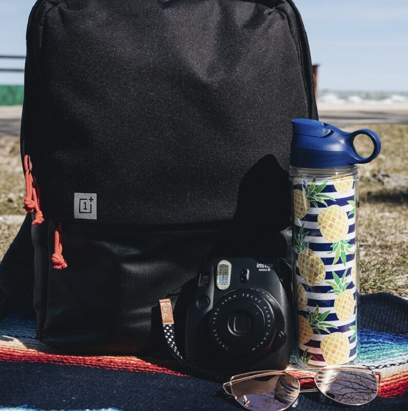 Blue Pineapple Custom Water Bottle