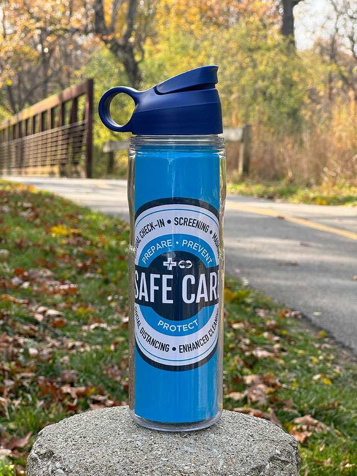 custom water bottles for businesses gifts and swag