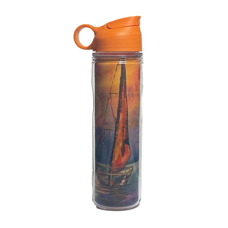 upload your completed design custom water bottle