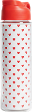 Custom Water Bottle With Hearts