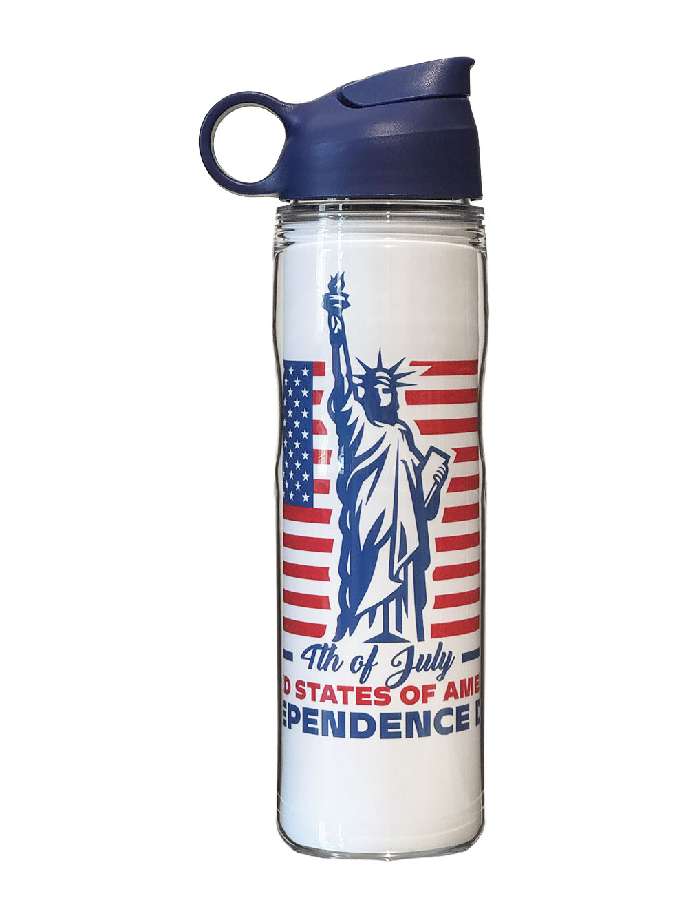 statue of liberty custom water bottle