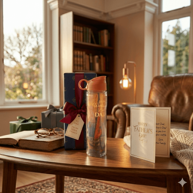 Why a Custom Water Bottle Is the Best Creative Gift for Dads on Father's Day