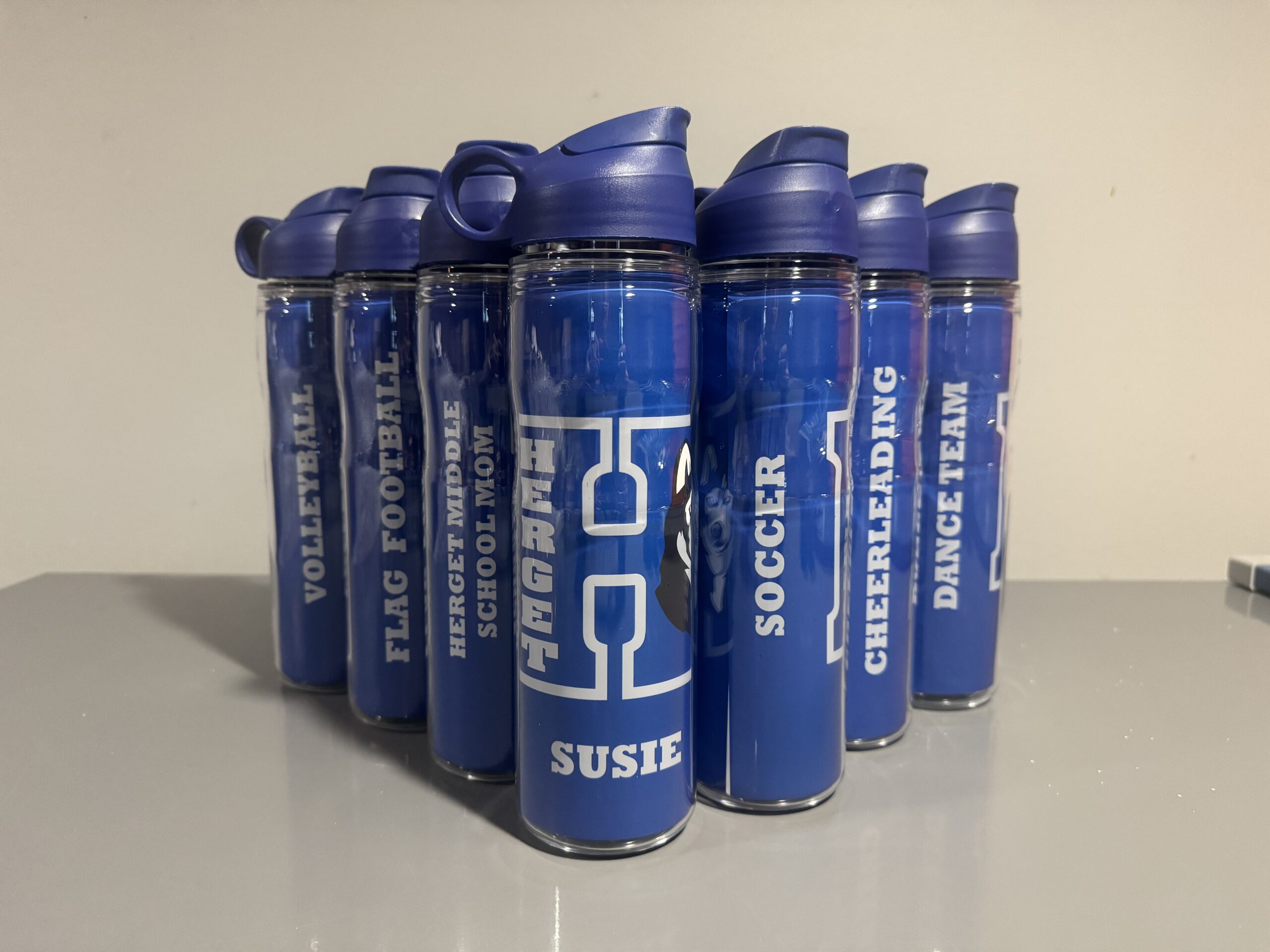 herget middle school online water bottle fundraiser